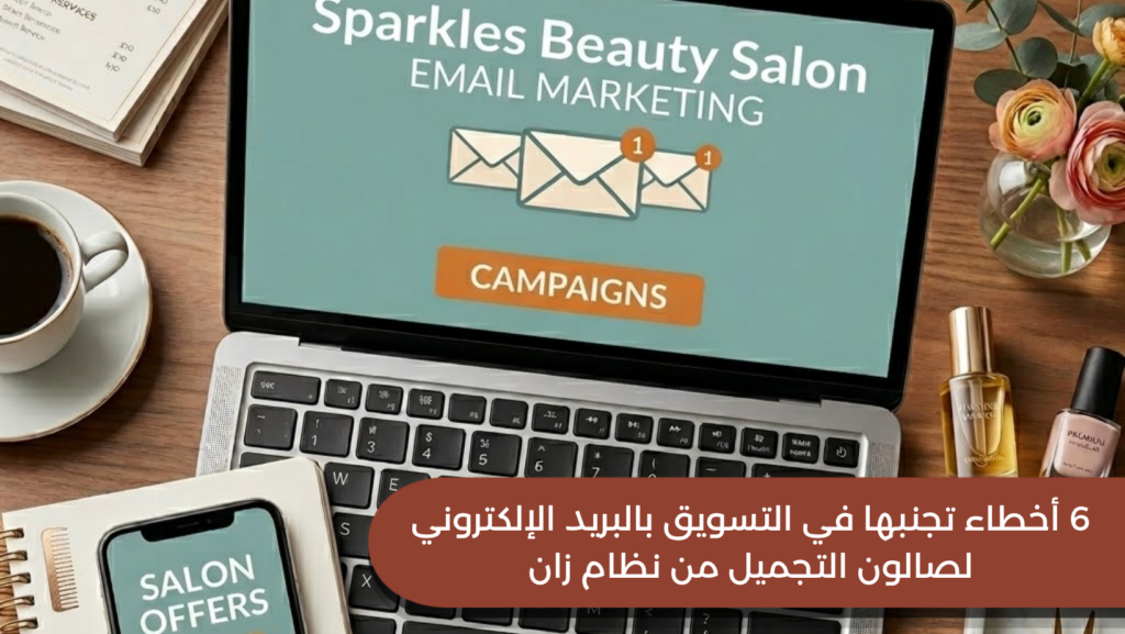 6 أخطاء تجنبها في التسويق بالبريد الإلكتروني لصالون التجميل من نظام زان